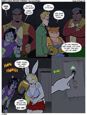Read Barely Legal Mutant Cyborgs  6 Page 3 in English