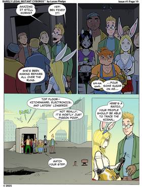 Read Barely Legal Mutant Cyborgs  7 Page 1 in English