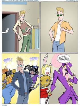 Read Barely Legal Mutant Cyborgs  12 Page 2 in English