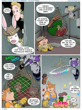 Read Barely Legal Mutant Cyborgs  13 Page 3 in English