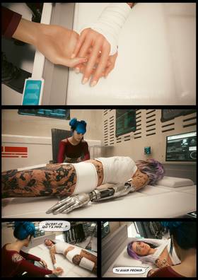 Read cyberpunk2077 she fell first  11 Page 2 in French