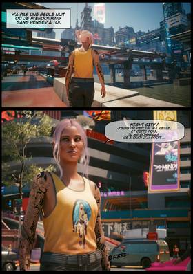 Read cyberpunk2077 she fell first  1 Page 4 in French