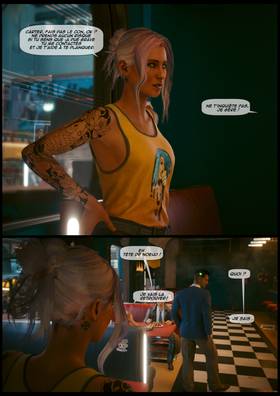 Read cyberpunk2077 she fell first  1 Page 9 in French