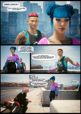 Read cyberpunk2077 she fell first  4 Page 6 in French