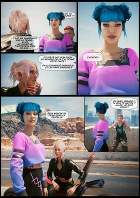 Read cyberpunk2077 she fell first  4 Page 7 in French