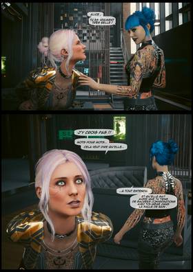 Read cyberpunk2077 she fell first  5 Page 6 in French