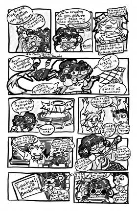 Read The Friend Dept: Mini Episode - Trampoline!   1 Page 1 in English