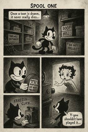 Read FELIX & BOOP IN "THE PHANTOM REEL"  1 Page 2 in English