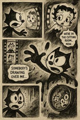 Read FELIX & BOOP IN "THE PHANTOM REEL"  1 Page 3 in English