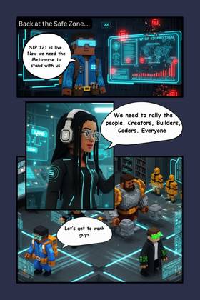 Read Beyond The Build: A Metaverse comic series inspired by Sandbox and Culture  2 Page 3 in English