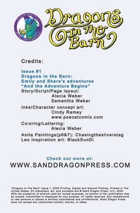 Read Dragons In The Barn: Emily and Shara's Adventures Begins  1 Page 2 in English