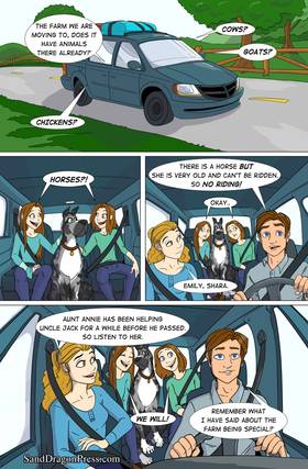 Read Dragons In The Barn: Emily and Shara's Adventures Begins  1 Page 3 in English