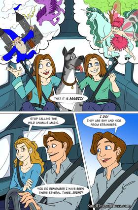 Read Dragons In The Barn: Emily and Shara's Adventures Begins  1 Page 4 in English