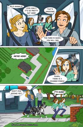 Read Dragons In The Barn: Emily and Shara's Adventures Begins  1 Page 5 in English