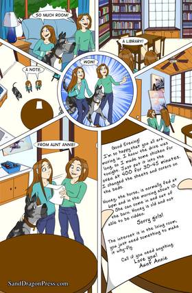 Read Dragons In The Barn: Emily and Shara's Adventures Begins  1 Page 6 in English