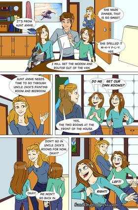 Read Dragons In The Barn: Emily and Shara's Adventures Begins  1 Page 7 in English