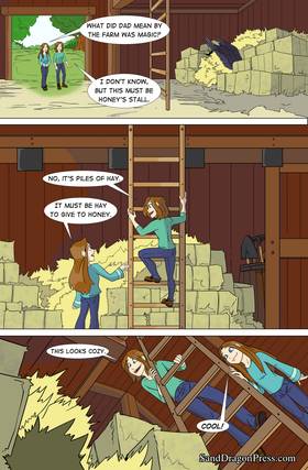 Read Dragons In The Barn: Emily and Shara's Adventures Begins  1 Page 10 in English