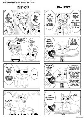 Read A SHORT STORY ABOUT A POOR LADY AND A CAT (ONE-SHOT)  1 Page 6 in Spanish