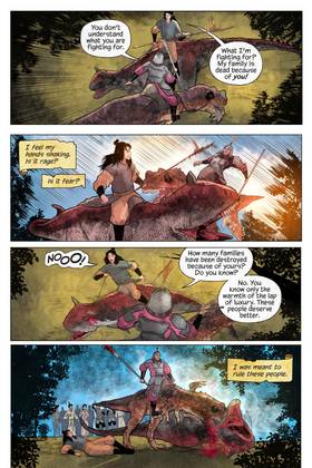 Read Empire of the Saurian  1 Page 5 in English
