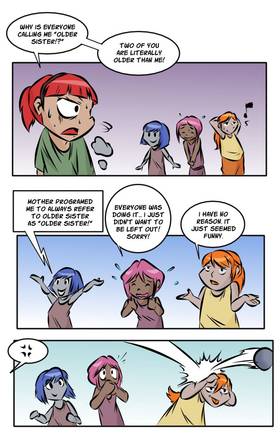 Read My Robot Sister!  3 Page 2 in English