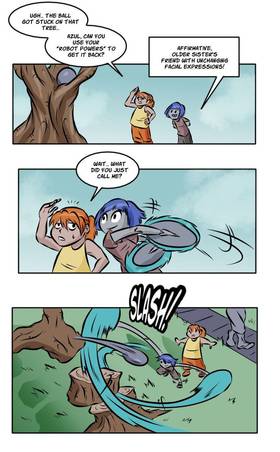Read My Robot Sister!  5 Page 1 in English