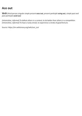 Read Ace Out!  1 Page 3 in English