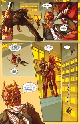 Read VAMPIRE NINJA ONO: CURSE OF THE HAKKEN  1 Page 6 in English