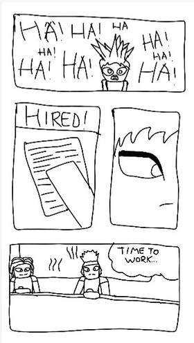 Read Work At A Pizza Place: THE MANGA  1 Page 9 in English