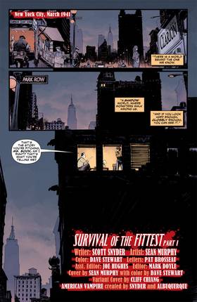 Read American Vampire: Survival of the Fittest (2011-)  1 Page 3 in English