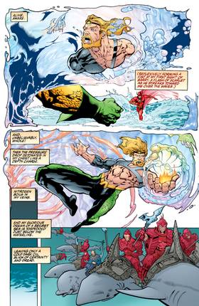 Read Aquaman: The Waterbearer  1 Page 9 in English