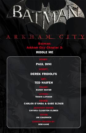 Read Batman: Arkham City (2011-)  6 Page 2 in English