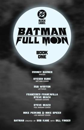 Read Batman: Full Moon (2024-)  1 Page 2 in English