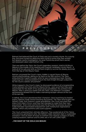 Read Batman: Night of the Owls  1 Page 5 in English