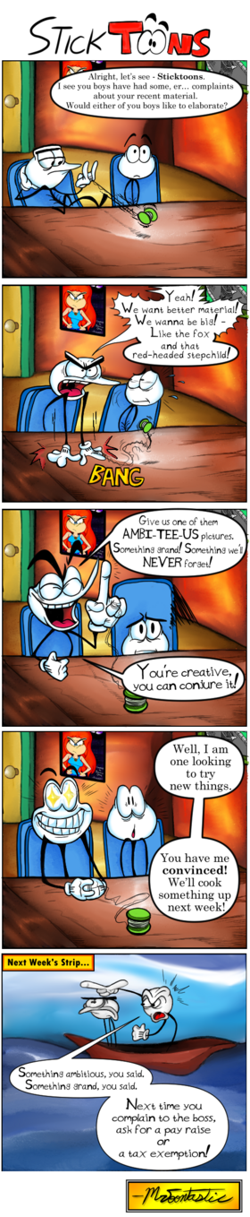 Read Sticktoons!   70 Page 1 in English