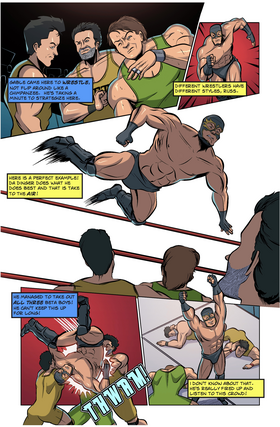Read Championship Wrestling League  1 Page 10 in English