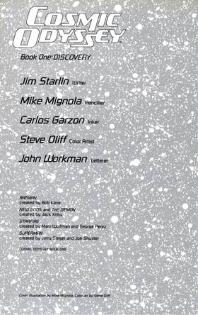 Read Cosmic Odyssey (1988-1989)  2 Page 2 in English