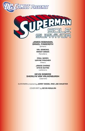 Read DC Comics Presents: Superman - Sole Survivor (2011-)  1 Page 2 in English