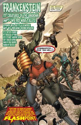 Read Flashpoint: Frankenstein & the Creatures of the Unknown (2011-)  1 Page 7 in English