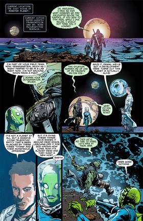 Read Frankenstein, Agent of SHADE (2011-)  5 Page 4 in English