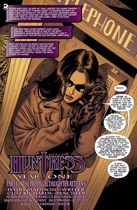 Read Huntress: Year One (2008-)  6 Page 4 in English