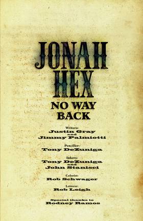 Read Jonah Hex (2006-2011)  1 Page 4 in English
