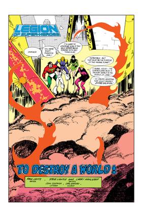 Read Legion of Super-Heroes (1984-)  9 Page 2 in English