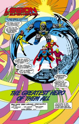 Read Legion of Super-Heroes (1984-)  41 Page 2 in English