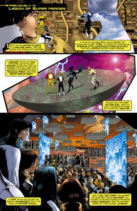 Read Legion of Super-Heroes (2005-)  18 Page 2 in English