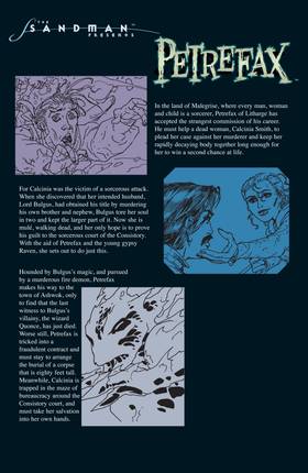 Read Sandman Presents: Petrefax (2000-)  4 Page 3 in English