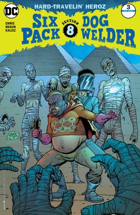 Read SixPack and Dogwelder: Hard Travelin' Heroz  4 Page 1 in English