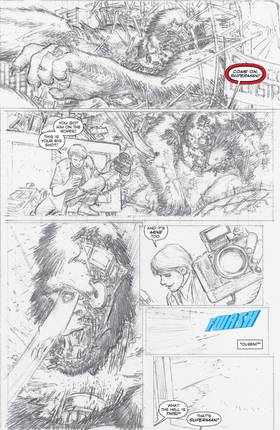 Read Superman by Geoff Johns and John Romita Jr. Director's Cut (2014-)  1 Page 9 in English