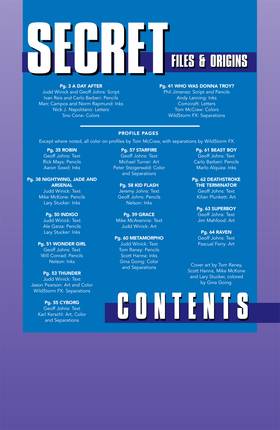 Read Teen Titans/Outsiders Secret Files (2003)  1 Page 2 in English