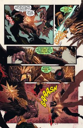 Read The Savage Hawkman (2011-2013)  6 Page 4 in English