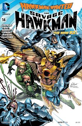 Read The Savage Hawkman (2011-2013)  16 Page 1 in English
